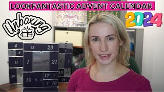 LOOKFANTASTIC 2024 ADVENT CALENDAR UNBOXING [upl. by Rumpf]