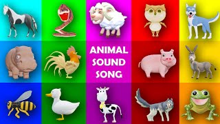 Silly Animal Sounds Song Woof Woof Miaow Miaow SF  Edufam  Funny Songs for Silly Kids [upl. by Ennailuj]