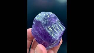 Natural Purple Scapolite Crystal from Afghanistan [upl. by Relda]