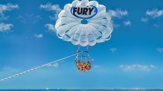 Parasailing In Key West  Fly High Above The Ocean With Fury [upl. by Bergstein695]