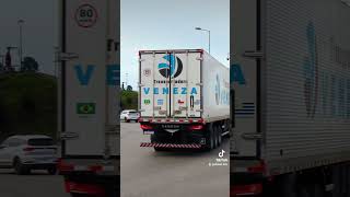 Puerto Montt Chile automobile trucker chile scania reefer geladeiradeitada [upl. by Marilee]