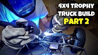 Custom 4x4 RC Trophy Truck Build  Part 2 ShocksSway Bar Mounts amp Upper Chassis [upl. by Idroj]