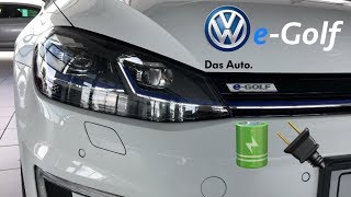 Volkswagen eGolf 2018 review in 4K interiorampexterior [upl. by Atinuhs]