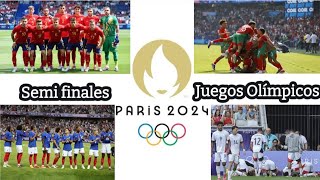 Semifinales de los Juegos Olímpicos dónde España y Francia avanzaron dejándonos grandes partidos [upl. by Sacci]