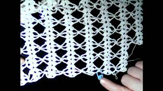 Tuto savoir crocheter un rideau avec motifs partie 3 Rideaux [upl. by Adara]