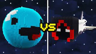 Skeppy vs BadBoyHalo SPACE House Battle  Minecraft [upl. by Oisinoid]