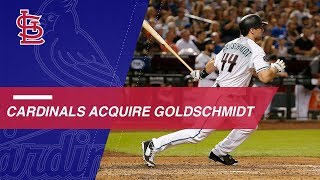 Paul Goldschmidt traded to the Cardinals [upl. by Nered952]