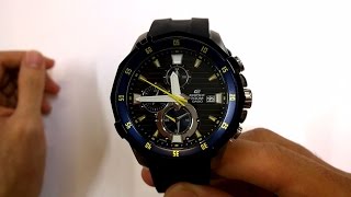 CASIO EDIFICE WATCH EFM5021A QUICK UNBOXING [upl. by Ayital]