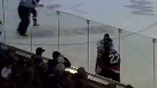 Lethbridge Hurricanes Medicine Hat Tigers scrum [upl. by Notniv836]