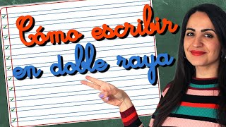 ✍️ EJERCICIOS de CALIGRAFÍA en RAYA DOBLE 📄 [upl. by Gavriella608]