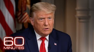 President Donald Trump The 60 Minutes 2020 Election Interview [upl. by Xylina]