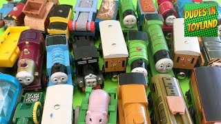 Thomas Collection Wooden Railway train toys for children 托马斯小火车 [upl. by Houlberg]