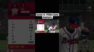 Braves vs Phillies Game Highlights braves phillies mlb shortsviral [upl. by Birecree343]