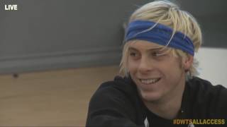 Dancing with the Stars 20  Riker Lynch amp Allison Holker Week 4 Rehearsal [upl. by Eirrehs]