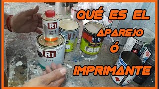 como se aplica el aparejo o imprimante y cual su dilución [upl. by Rudolf830]