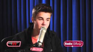 Justin Bieber 30 Second Challenge on quotCelebrity Take with Jakequot  Radio Disney [upl. by Edras877]