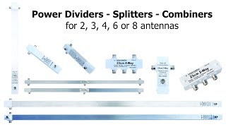 Power Dividers by AntennasAmplifiers [upl. by Allenad876]