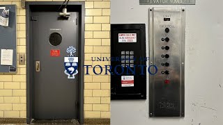 AMAZING Turnbull Traction Swing Door Elevator  Wallberg Bldg University of Toronto  Toronto ON [upl. by Malha]