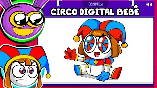 Jax e Pomni DESENHARAM o Circo Digital BEBÊ no Gartic Phone [upl. by Conlon]