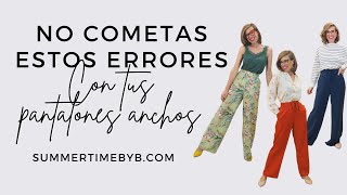 NO COMETAS ESTOS ERRORES CON TUS PANTALONES ANCHOS este verano  tips de moda [upl. by Yelyac]