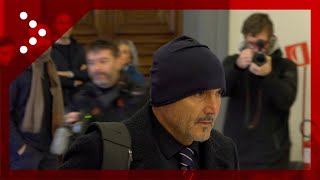 Ultimo saluto Siniša Mihajlovic Spalletti alla camera ardente [upl. by Ganley570]