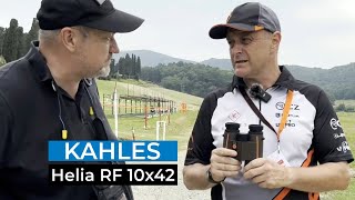 Kahles Helia RF 8x42 and 10x42 laser rangefinder binoculars [upl. by Kuehnel978]