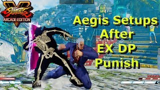 SFV AE  Urien Aegis Reflector Setups After EX DP Punish  Headbutt Loops [upl. by Ennagroeg833]