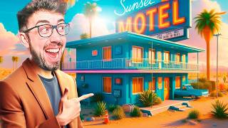 SIMULADOR DE MOTEL DE CARRETERA 😎  Sunset Motel [upl. by Prebo]