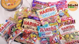 BONBON NOUVEAUX BONBONS HARIBO  Studio Bubble Tea Food unboxing Haribo Candies [upl. by Eiralc]