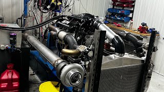 Twin Turbo 632” Big Block Makes Big Power On Pump Gas and C16 [upl. by Florrie]