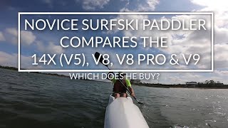 Beginner Surfski Paddler Test Drives the Epic 14X V8 V8 Pro and V9  Which Surfski Does He Buy [upl. by Ahseele31]