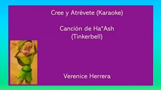 Cree y Atrévete Karaoke🧚‍♀️ De Tinkerbell [upl. by Biles]