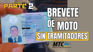 Como sacar Brevete de Moto en Trujillo Nuevo y Revalidación  Bien Explicado PARTE 2 [upl. by Nosnibor]