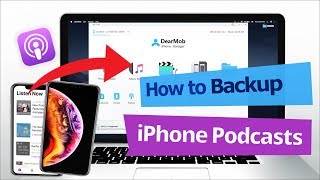 How to Transfer Podcasts from iPhone to Computer Mutually [upl. by Enerehs]