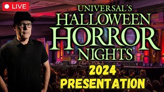 🔴LIVE MIDSUMMER SCREAM HHN PRESENTATION WJOHN MURDY 2024 HHN UniversalStudios HorrorNights [upl. by Hanaj220]