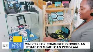 MINISTER FOR COMMERCE PROVIDES AN UPDATE ON MSME LOAN PROGRAM [upl. by Gnilyarg]