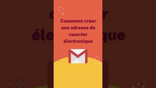 Comment créer une adresse de courrier électronique [upl. by Rafaello233]