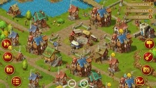 Townsmen Gameplay Trailer [upl. by Ahsienahs]