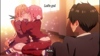 Hakari And Karane Kiss Each Other  The 100 Girlfriends Who Really Love You Episode 8 [upl. by Kcerb]