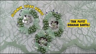 Trik payet dibahan santili dijamin tidak kerut [upl. by Ienttirb]