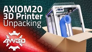 AXIOM 20 3D Printer Unpacking [upl. by Narat325]