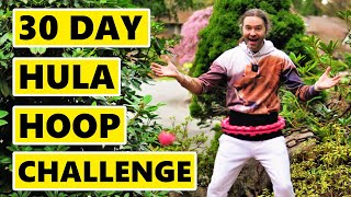 30 Day Weighted Hula Hoop Challenge Workout [upl. by Atiuqa]