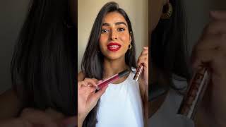 Fenty Beauty MVP lipstick alternative from an Indian brand Red lipstick for dusky skin redlipstick [upl. by Gagnon]