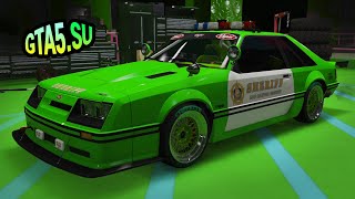 Покупка и улучшение полицейской машины Vapid Dominator FX Interceptor в GTA 5 Онлайн [upl. by Eillat474]