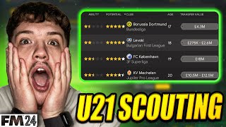 The BEST Method to Scouting Wonderkids in FM24 [upl. by Haslam]