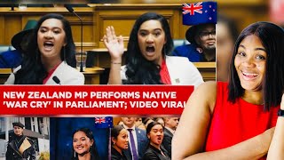 🇳🇿New Zealands Youngest MP Stuns Parliament With First Speech Performs Maori Haka  Reaction [upl. by Lac]