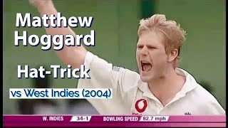 Matthew Hoggard Amazing HatTrick against West Indies 2004  Matthew Hoggard Best Bowling Wickets [upl. by Eusassilem]