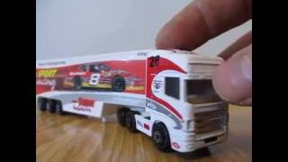 Toy car truck for children with number 28  lori mainan [upl. by Donadee]