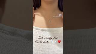 Get ready for girls date🪞🪽♥️ fashion grwm zudiodresscollection cherryberry outfitideas [upl. by Akenal]