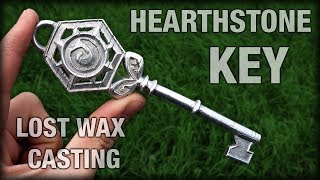 Lost Wax Casting Aluminum Hearthstone Key [upl. by Gawlas]